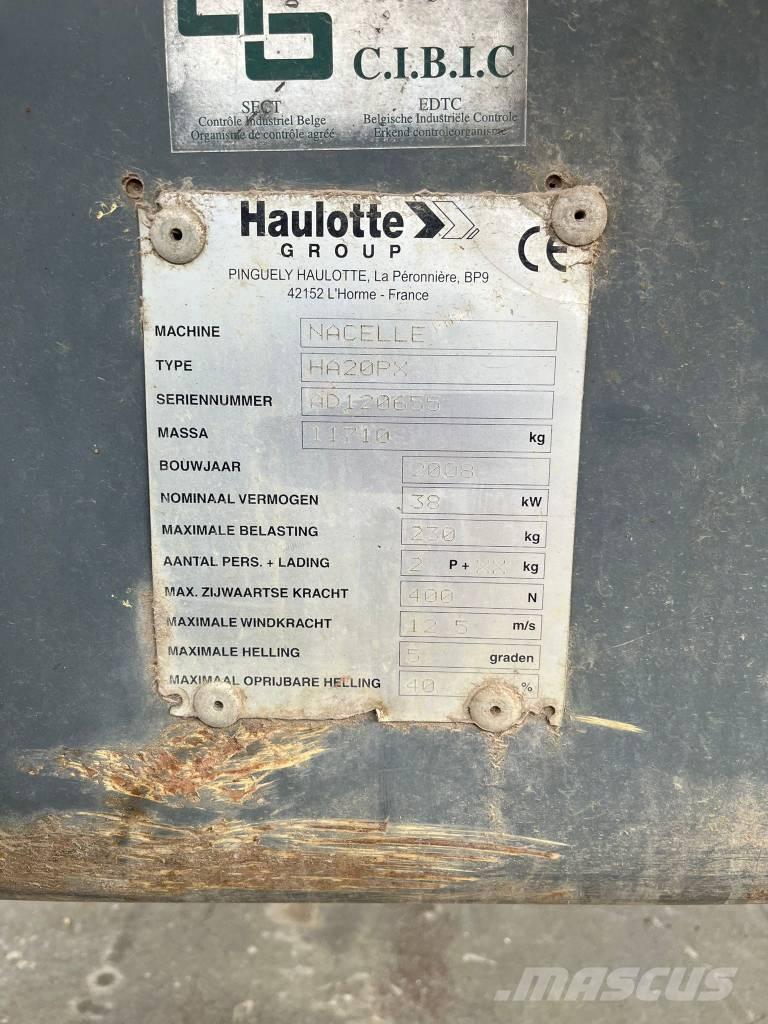 Haulotte HA 20 PX Articulated boom lifts