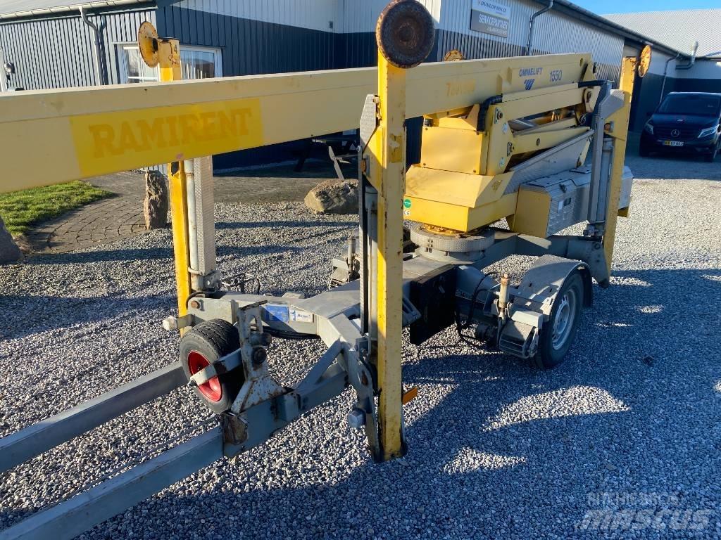 Omme 1550 EBZX Trailer mounted aerial platforms