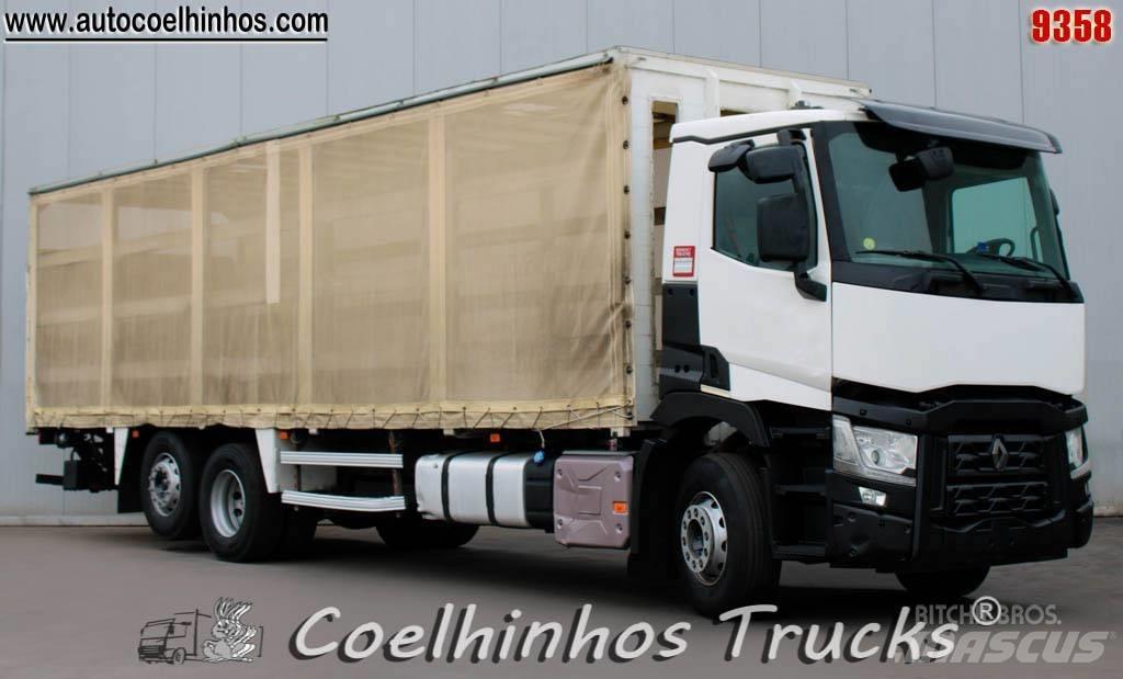 Renault C 380 Curtainsider trucks
