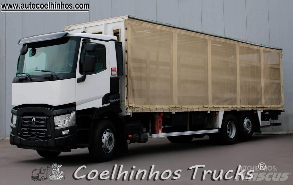 Renault C 380 Curtainsider trucks