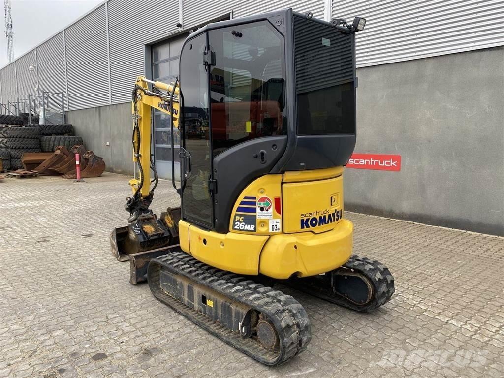 Komatsu PC26MR-5 Wheeled excavators