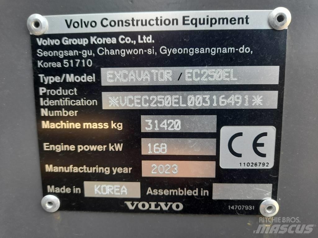 Volvo EC 250 EL Crawler excavators