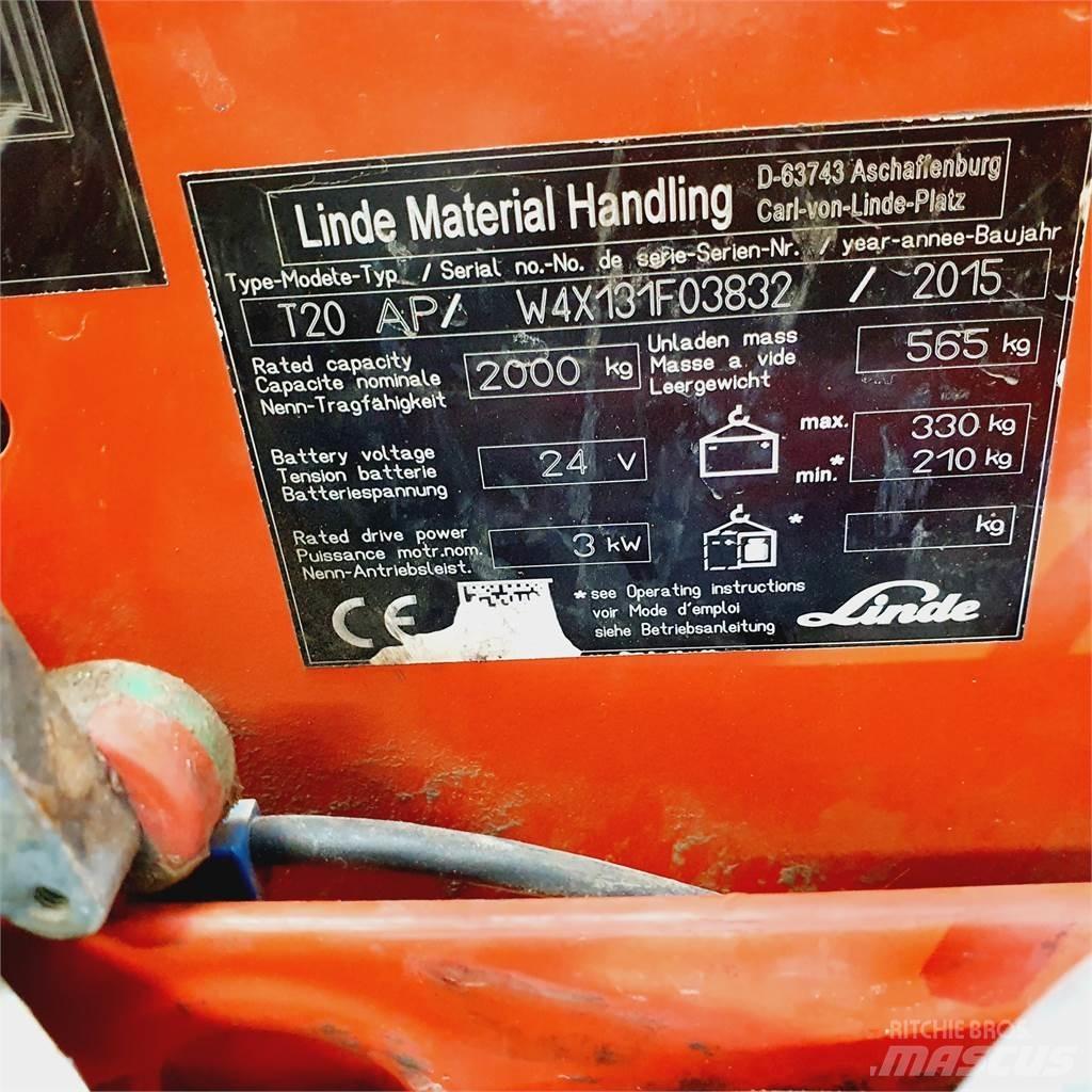 Linde T20AP kurz Low lifter
