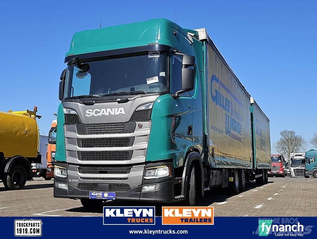 Scania S450 6x2*4 Curtainsider trucks