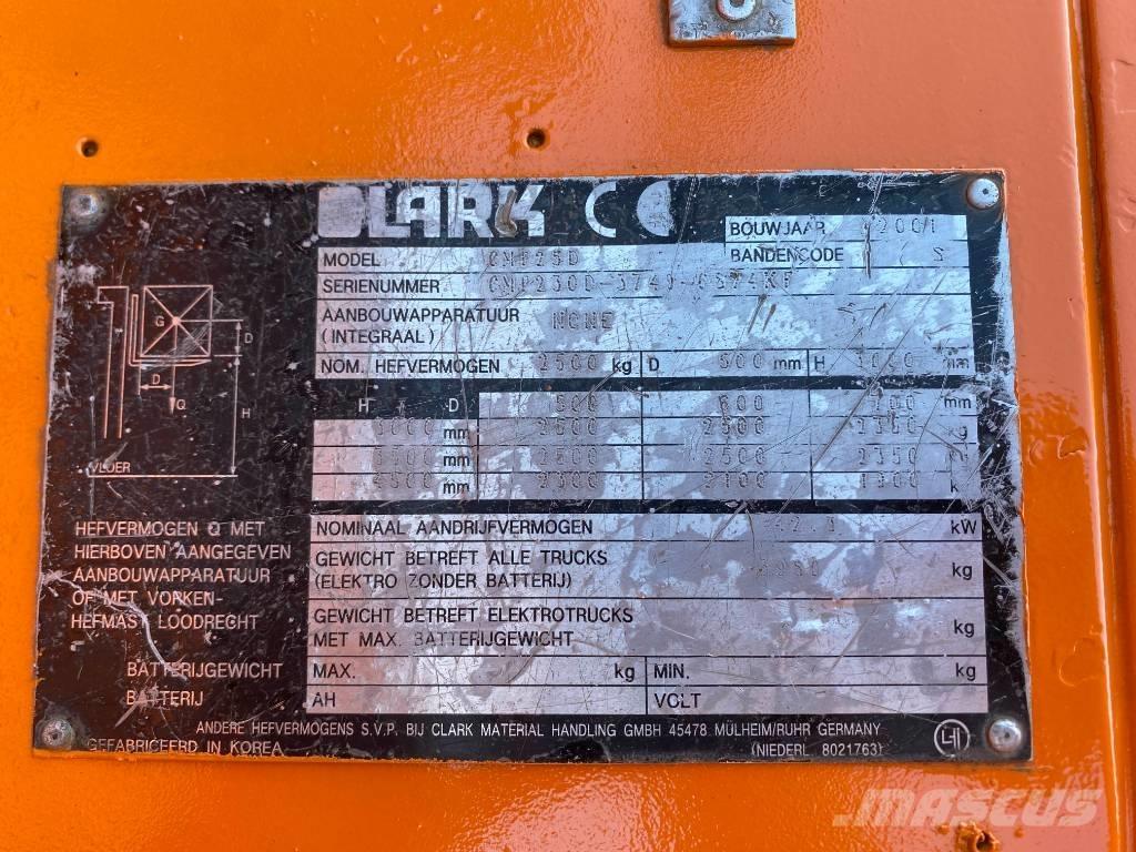 Clark CMP 25 Diesel trucks