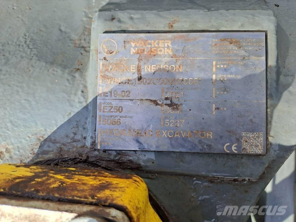 Wacker Neuson EZ50 Crawler excavators