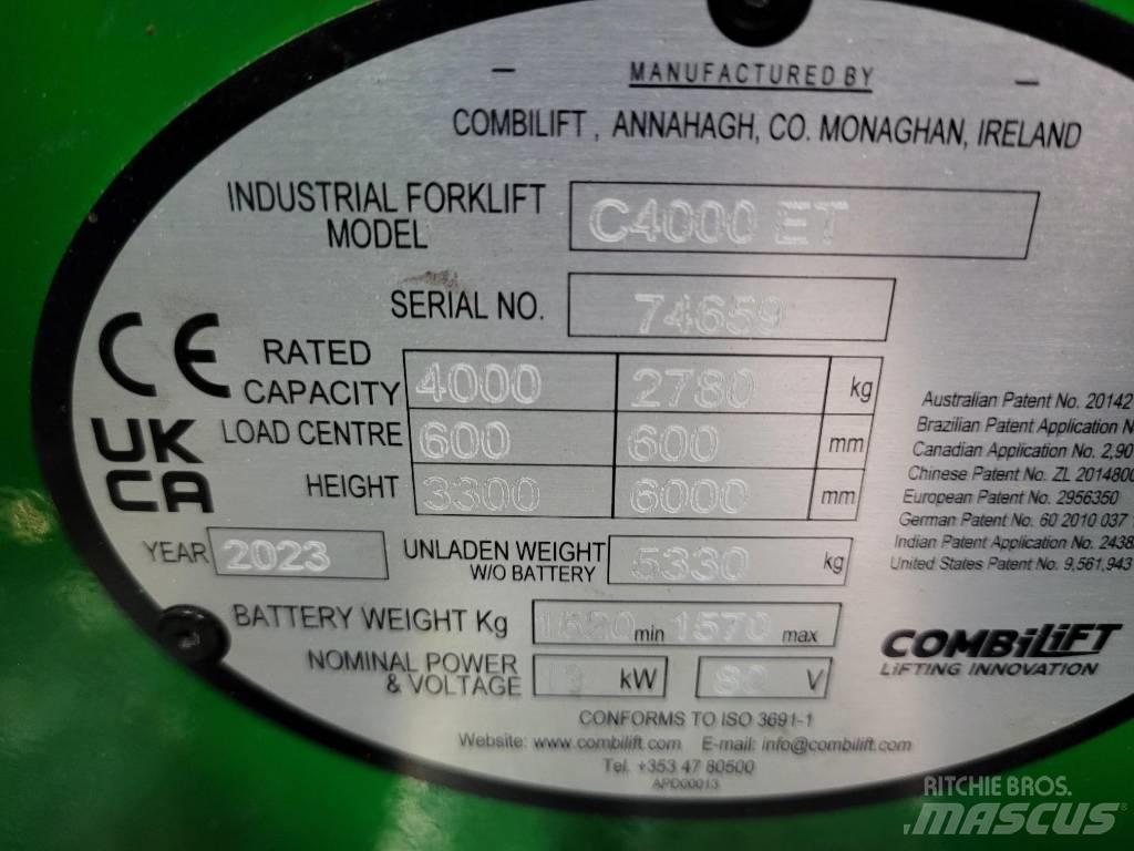 Combilift C4000ET 4-way reach trucks