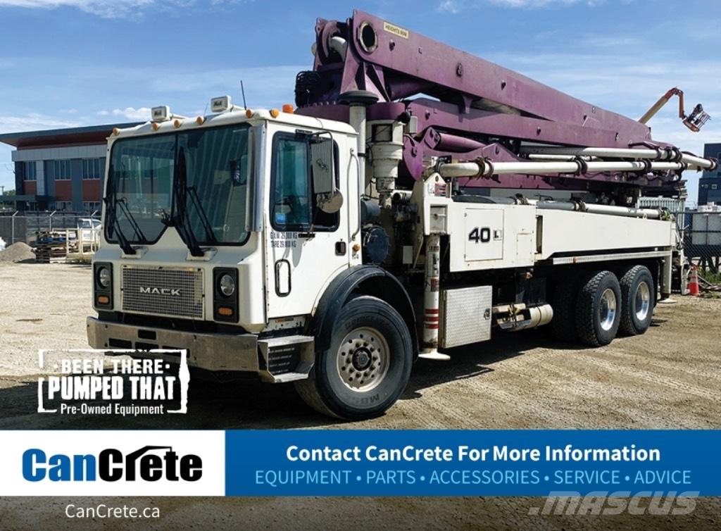 Alliance (#174) 40M Concrete pump trucks