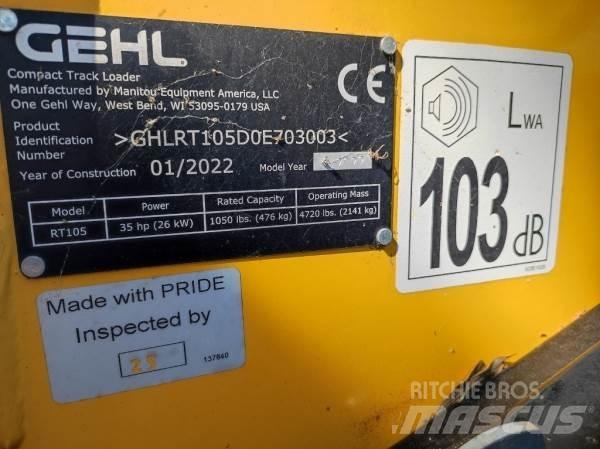 Gehl RT105 Crawler loaders