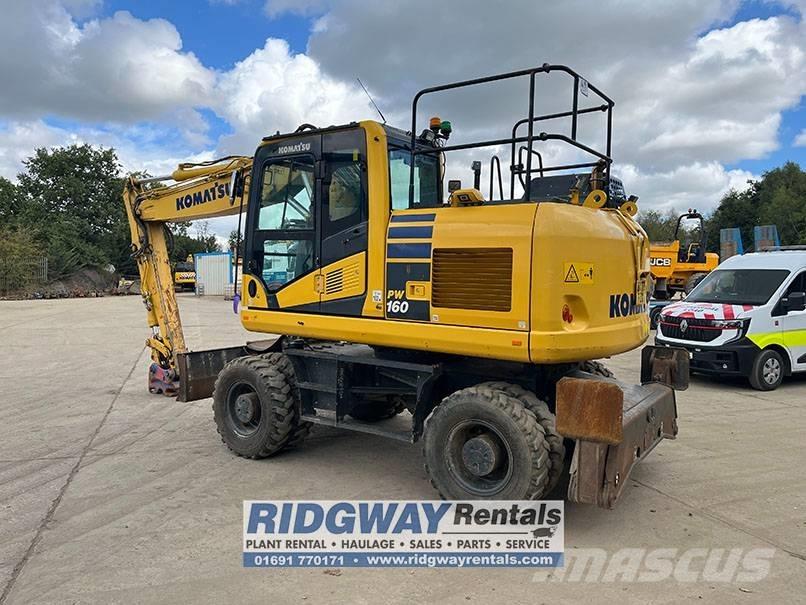 Komatsu PW 160-11 Wheeled excavators