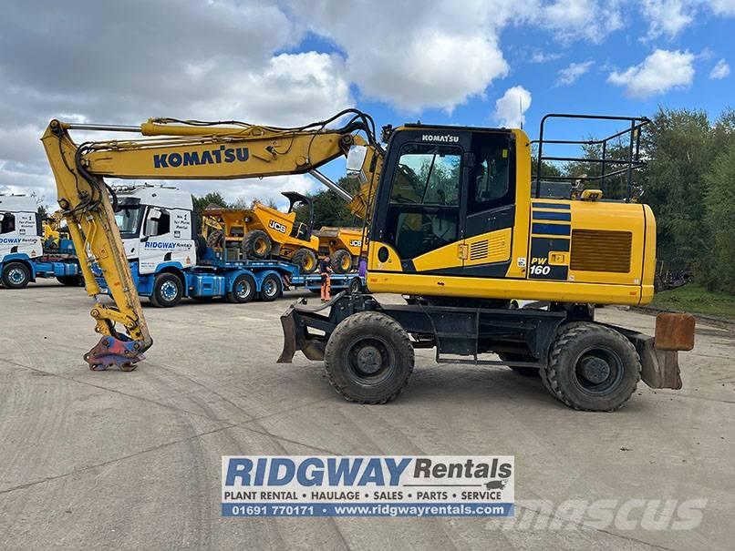 Komatsu PW 160-11 Wheeled excavators