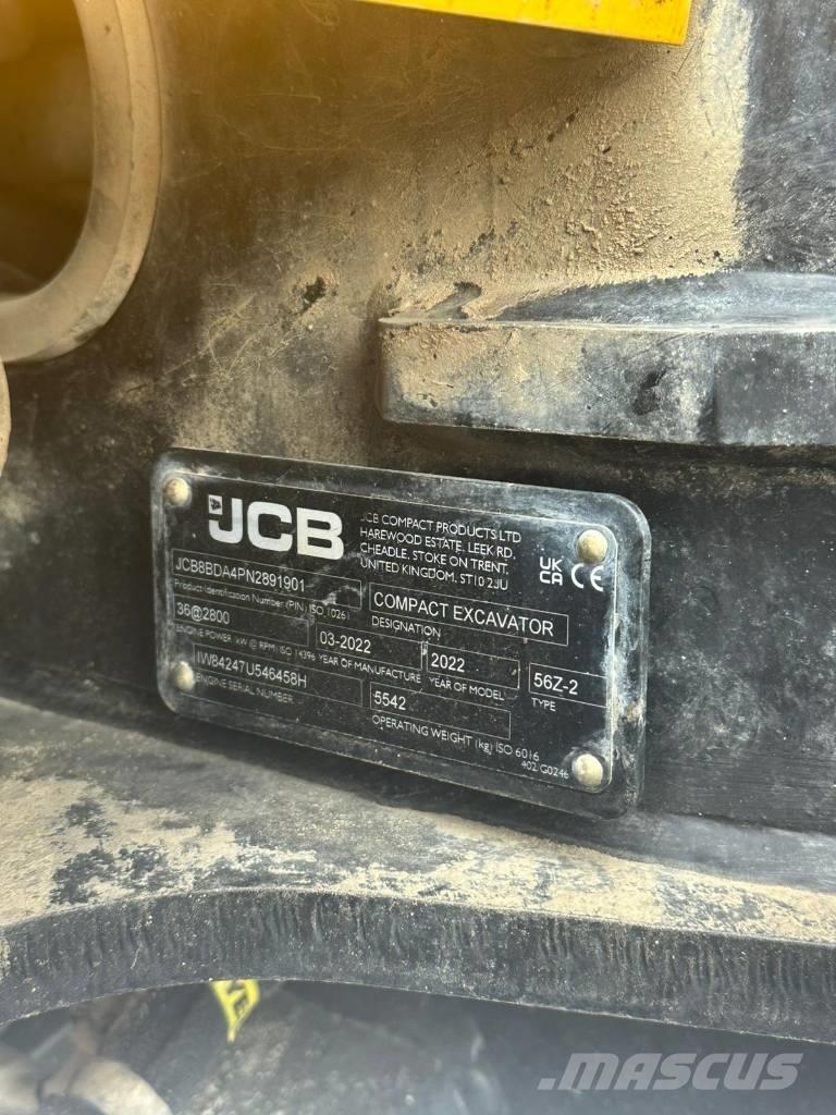 JCB 56 Z-2 Crawler excavators