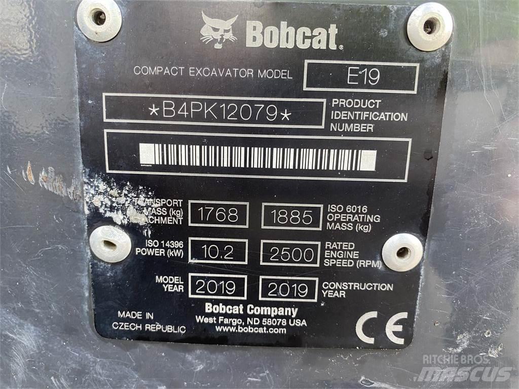 Bobcat E19 Wheeled excavators