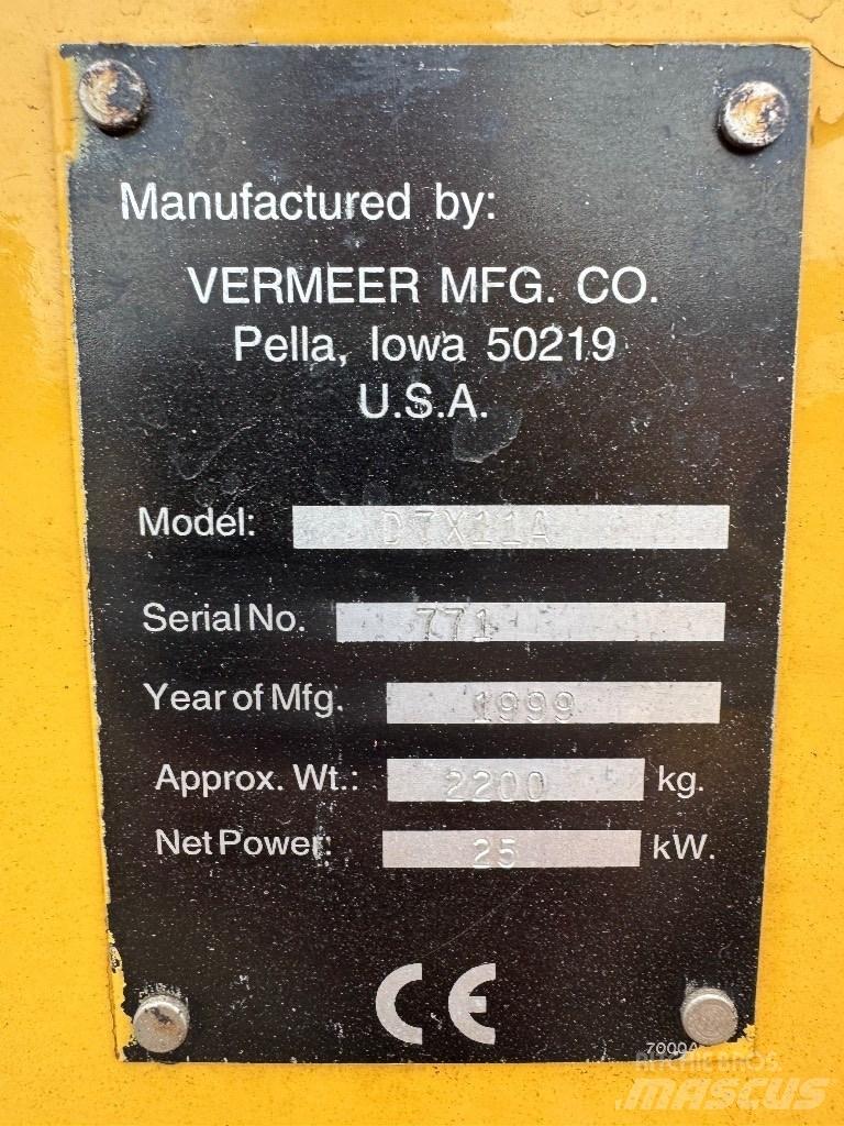 Vermeer D7X11A Horizontal Directional Drilling Equipment