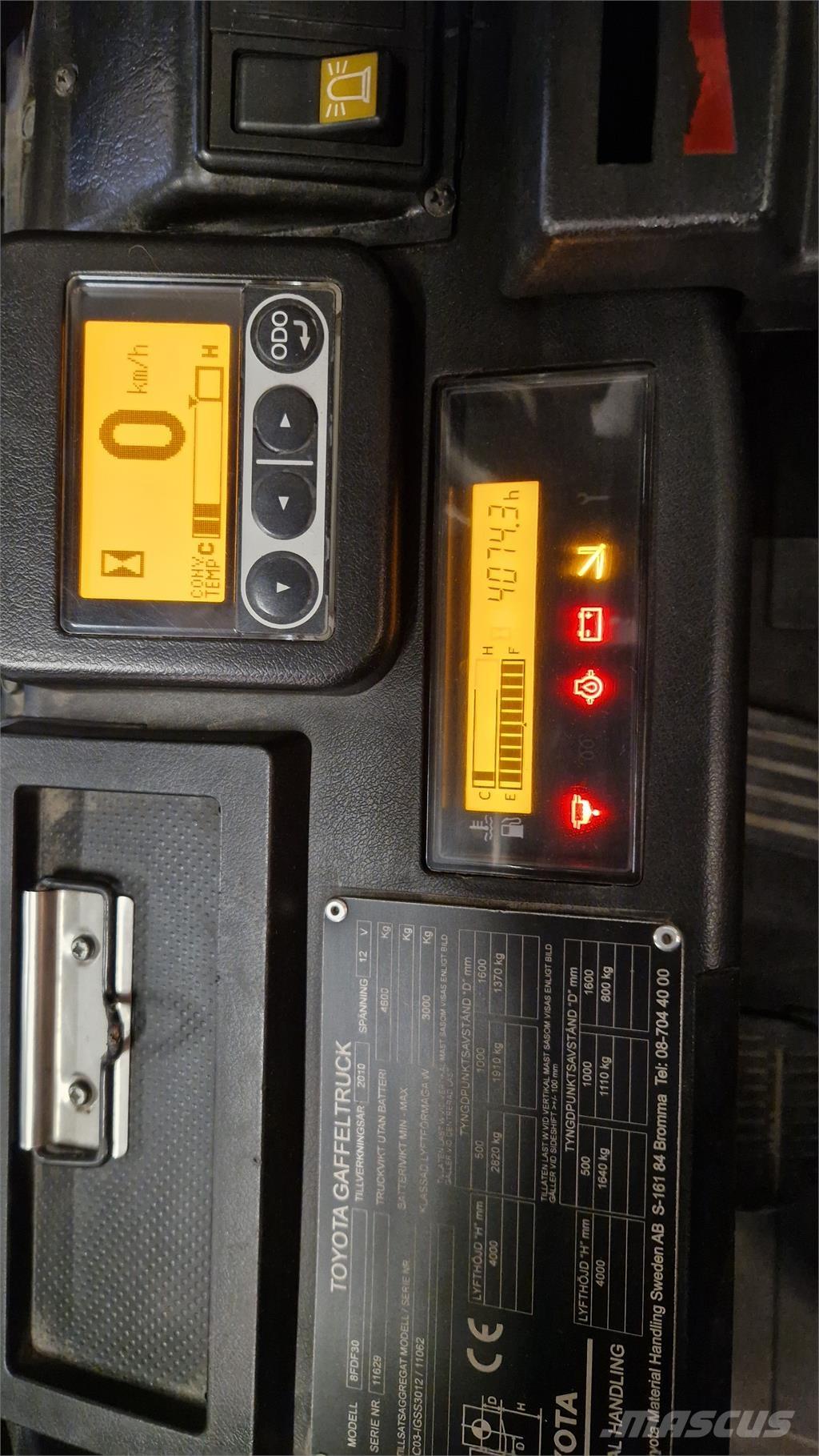 Toyota 8FDF30 Diesel trucks