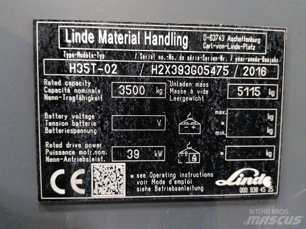 Linde H35T-02 LPG trucks
