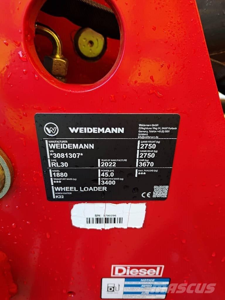 Weidemann 1880 Wheel loaders