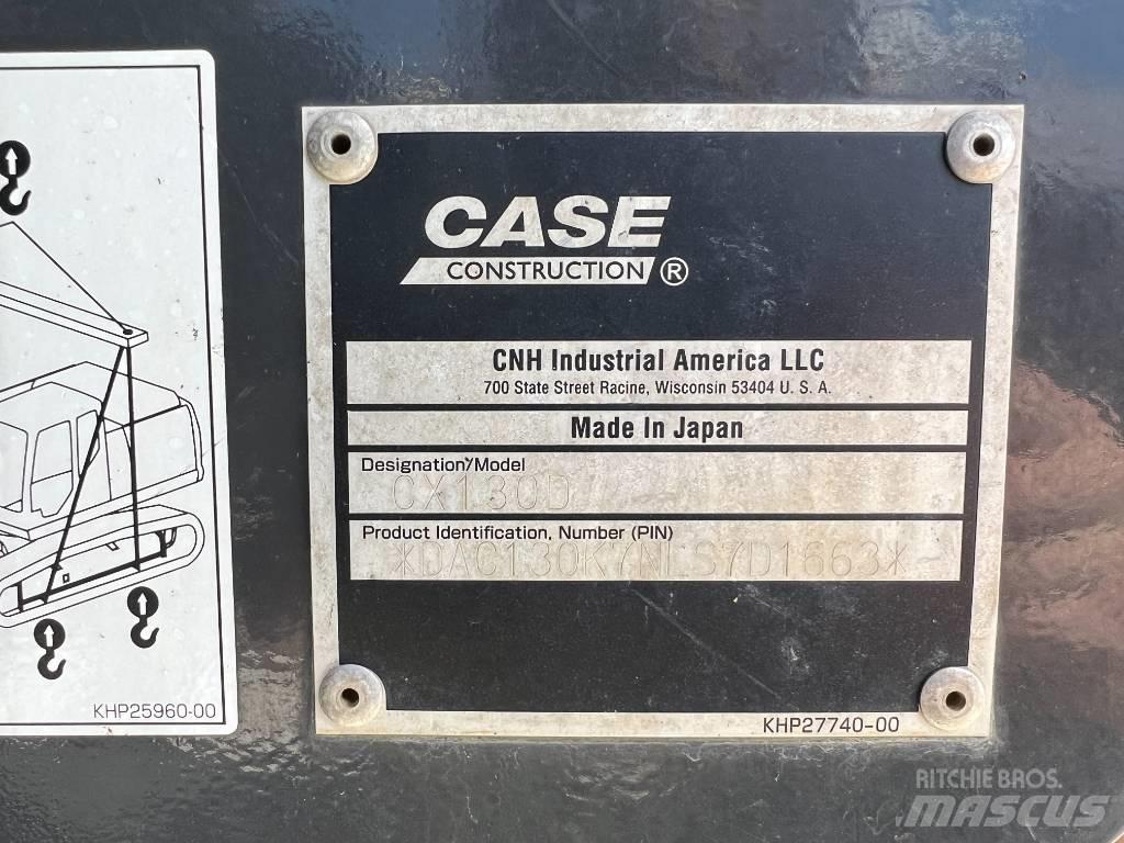 CASE CX 130 D Crawler excavators