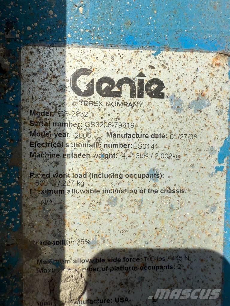 Genie GS 2632 Scissor lifts