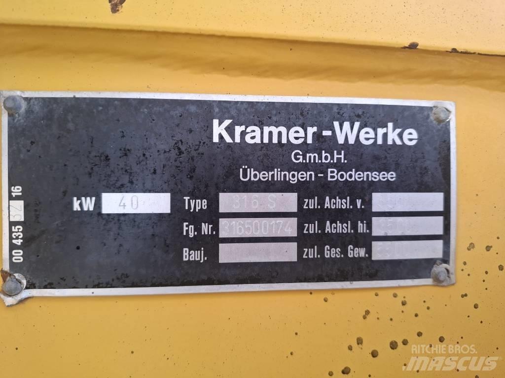 Kramer 316 Backhoe loaders