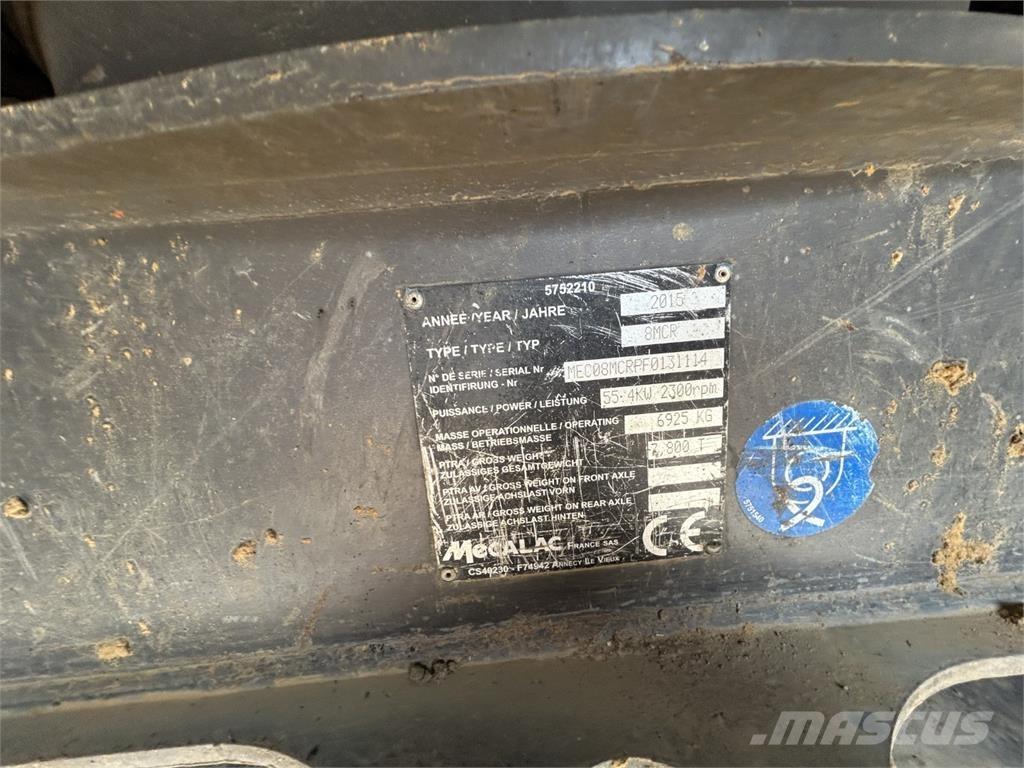 Mecalac 8MCR Midi excavators  7t - 12t