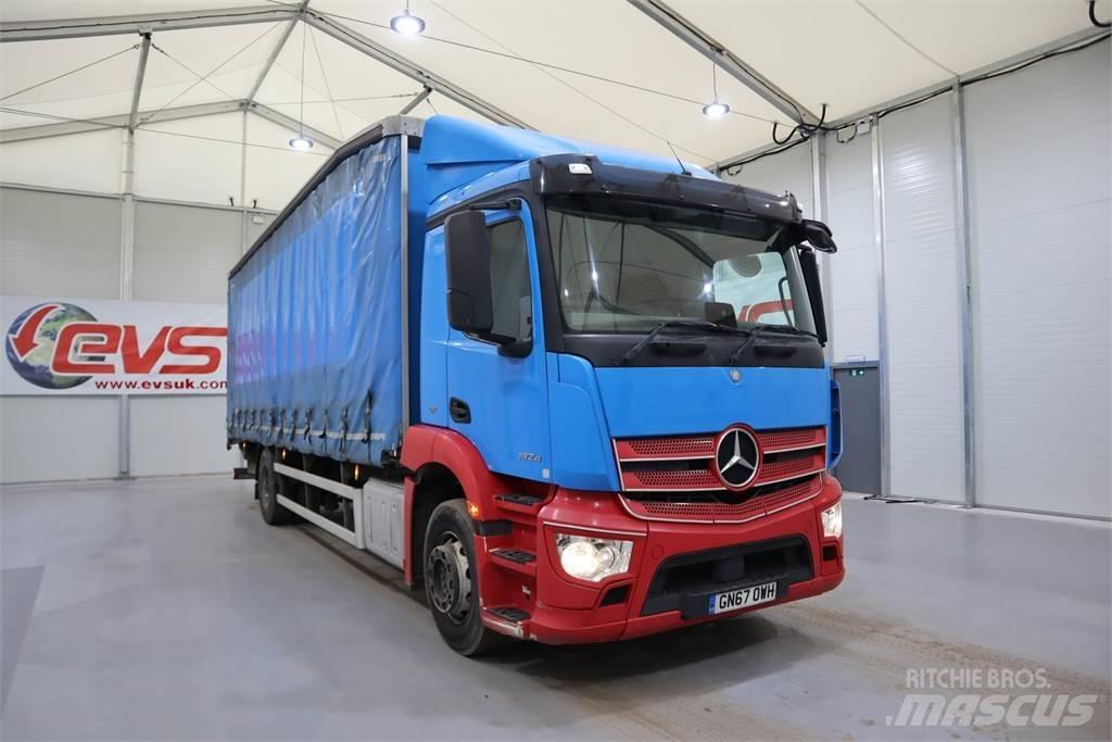 Mercedes-Benz ANTOS 1824 Curtainsider trucks