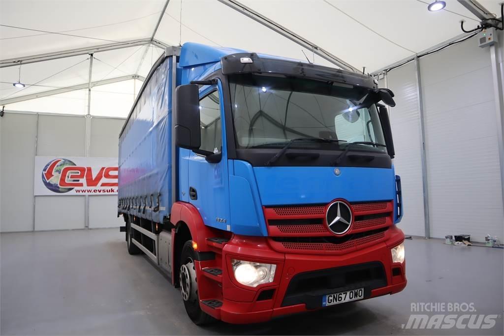 Mercedes-Benz ANTOS 1824 Curtainsider trucks
