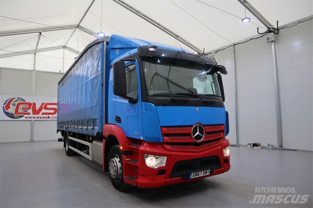 Mercedes-Benz ANTOS 1824 Curtainsider trucks