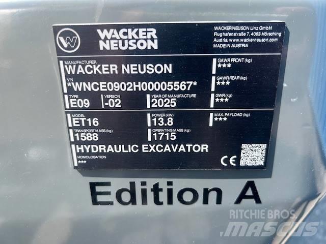 Wacker Neuson ET 16 Crawler excavators