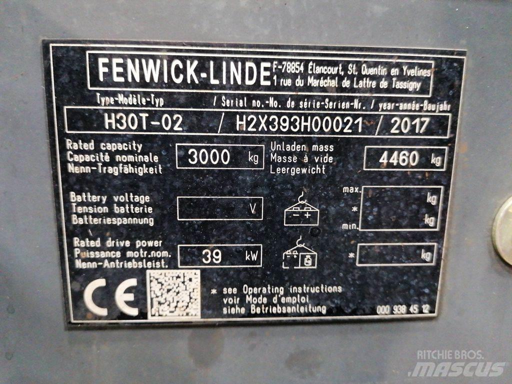 Linde H30T-02 LPG trucks