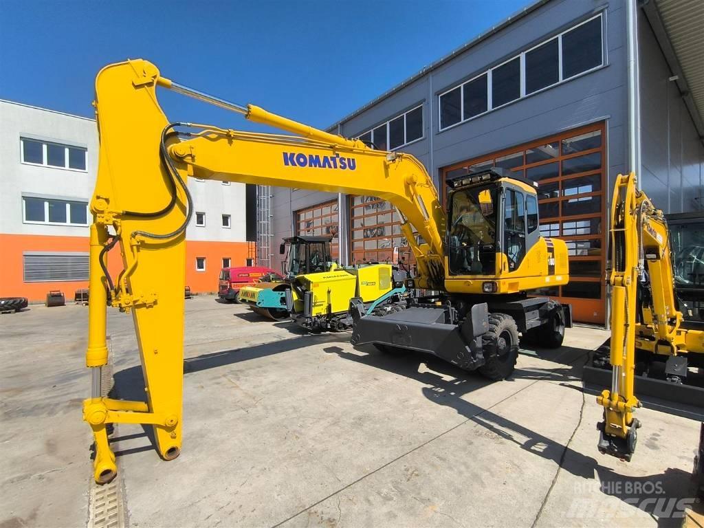 Komatsu PW 180-7 Wheeled excavators