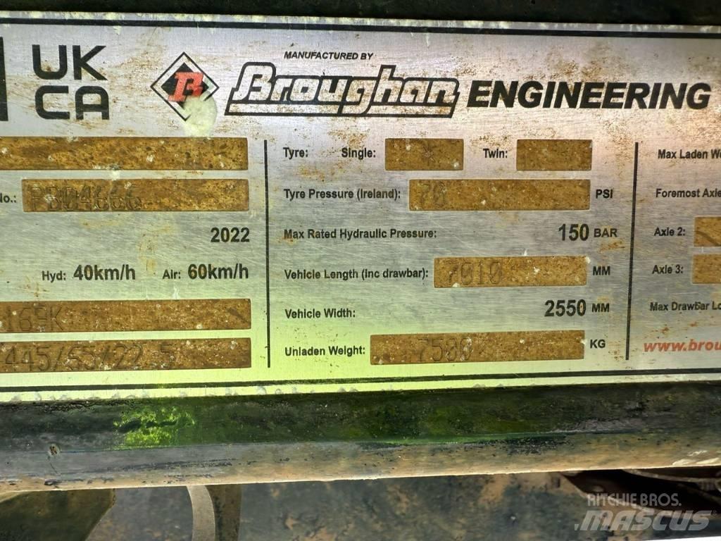 Broughan B 20 Tipper trailers