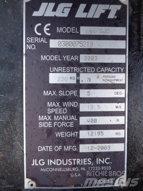 JLG 660 SJC Telescopic boom lifts