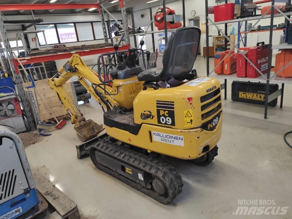 Komatsu PC 09-1 Mini excavators < 7t (Mini diggers)