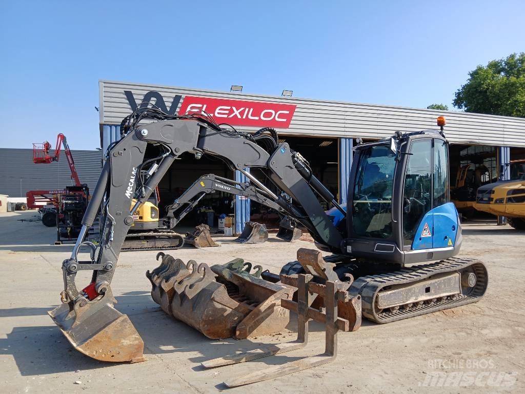 Mecalac 8 MCR Crawler excavators