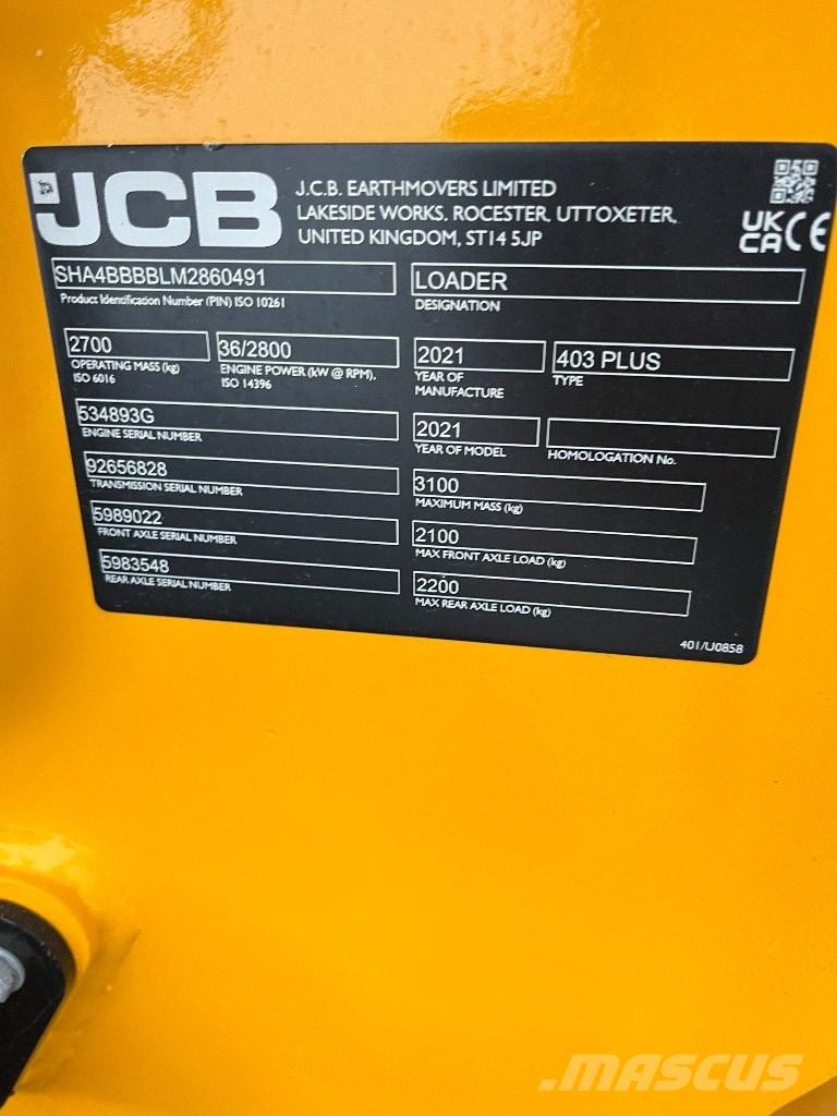 JCB 403 Wheel loaders