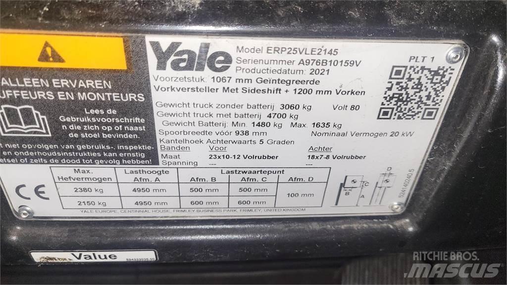 Yale ERP25VL 2021 Electric forklift trucks