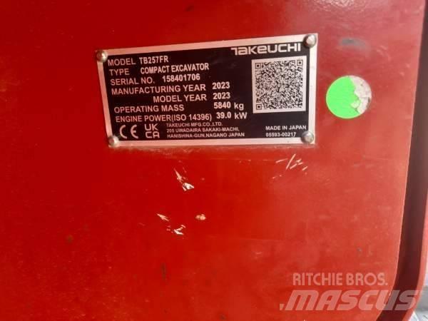 Takeuchi TB 257 FR Mini excavators < 7t (Mini diggers)