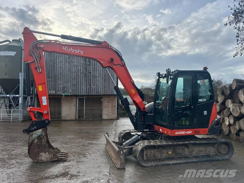Kubota KX 080-4 Midi excavators  7t - 12t