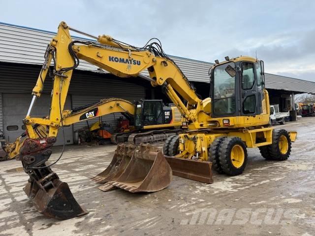 Komatsu PW 118 MR-8 Wheeled excavators