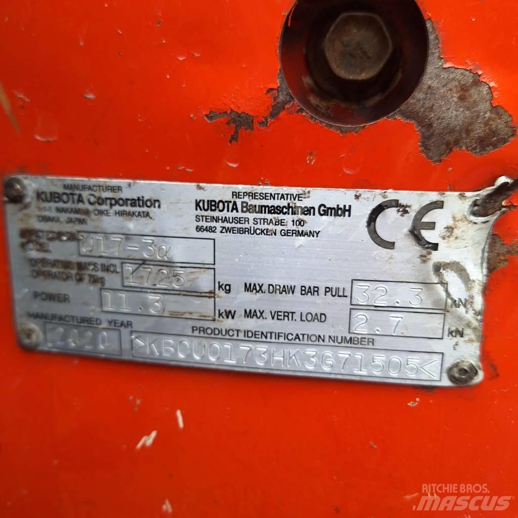 Kubota U 17-3 Mini excavators < 7t (Mini diggers)