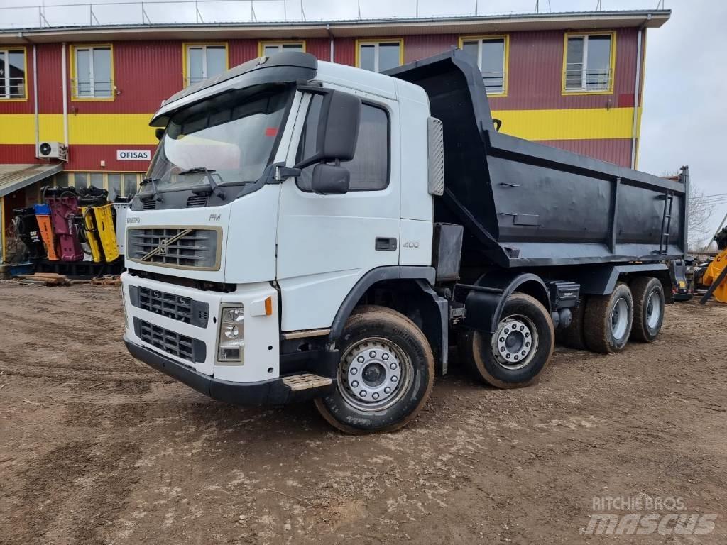 Volvo FM400 8x4 Skip loader trucks