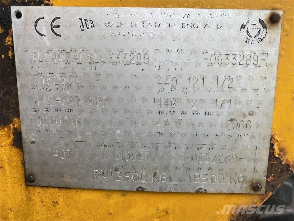 JCB 407 Multi purpose loaders
