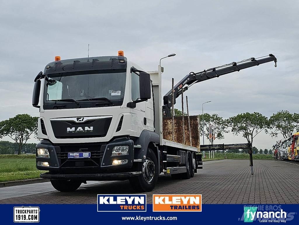 MAN 26.460 TGS Flatbed / Dropside trucks