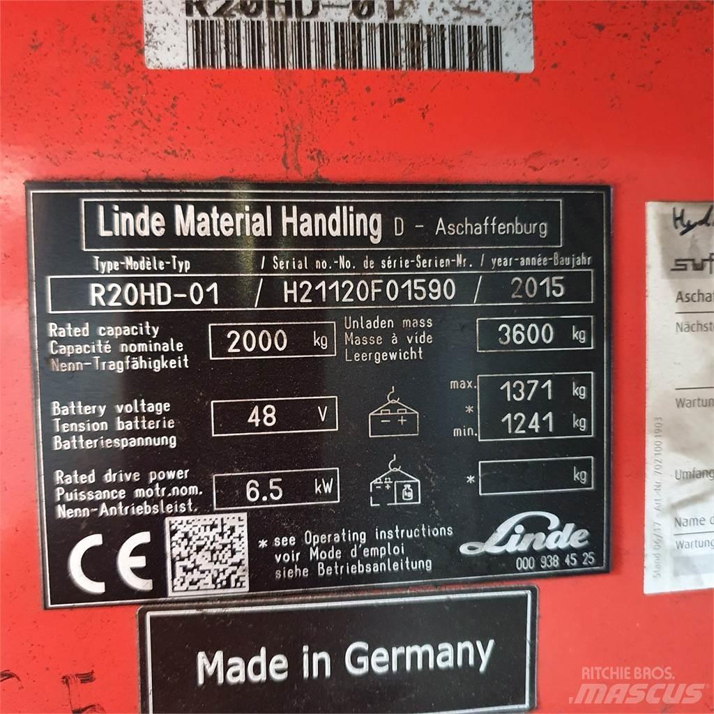 Linde R20HD Reach trucks