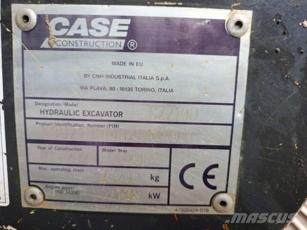 CASE CX 210 D Crawler excavators