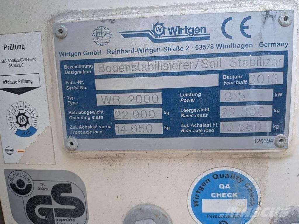 Wirtgen WR2000 Asphalt recyclers