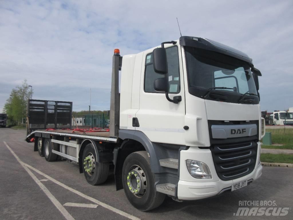 DAF CF450 Beavertail Flatbed / winch trucks