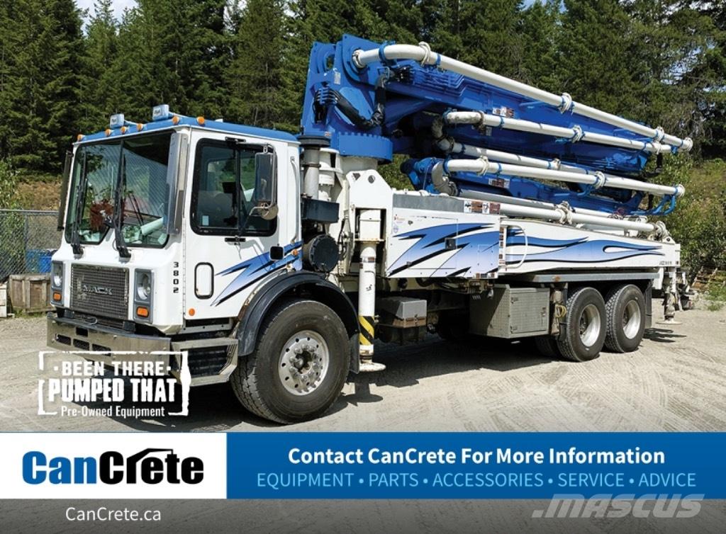 Alliance (#3802) 38M Concrete pump trucks