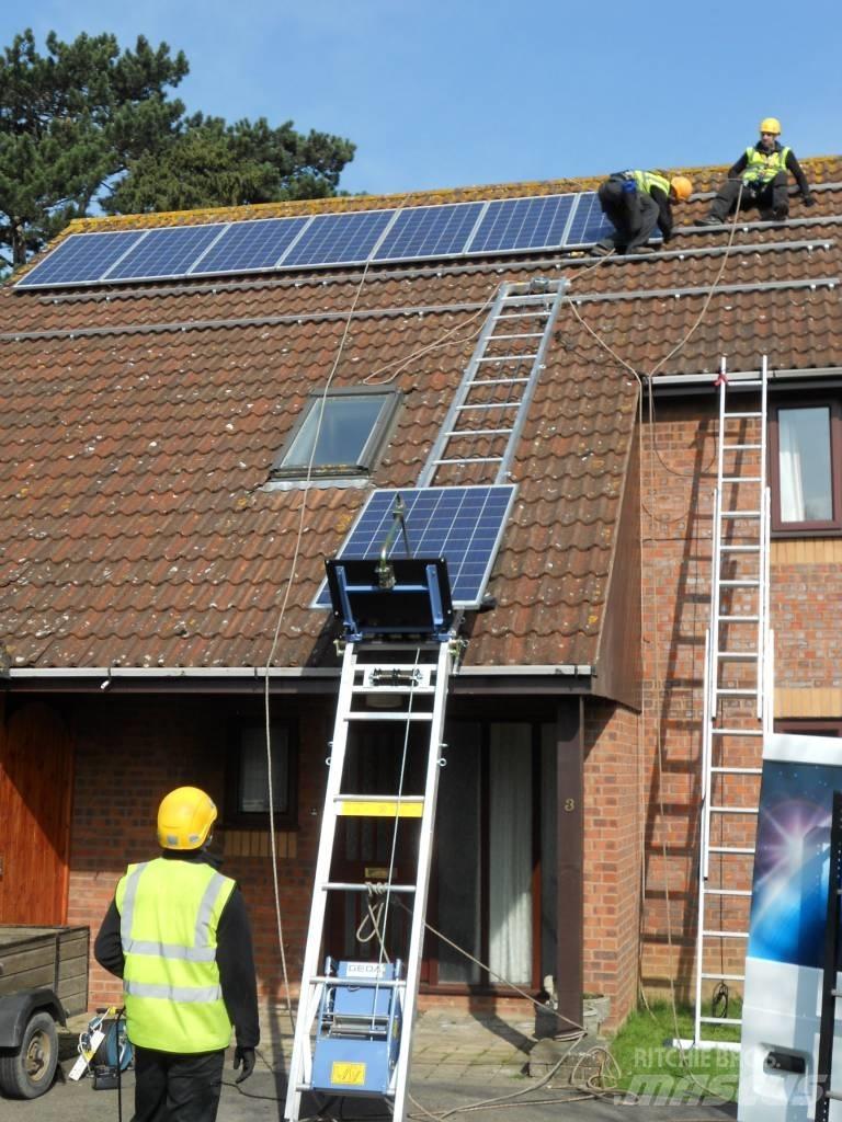 Geda Solarlift Hoists, winches and material elevators
